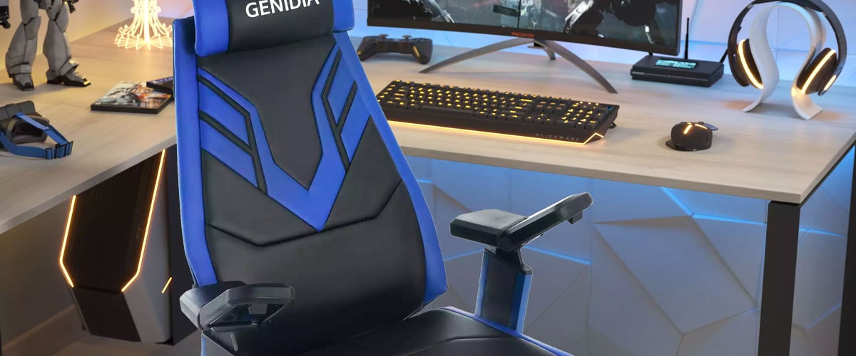 Gaming stoel van kunstleer